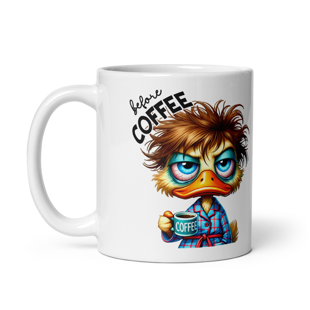 Cana cu Doua Fete, 330 ml, ceramica – Starea sincera dinainte și de după cafea,  [5]