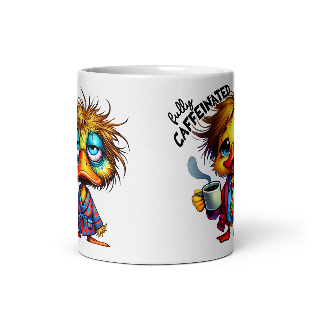 Cana cu Doua Fete, 330 ml, ceramica – Starea sincera dinainte și de după cafea,  [7]
