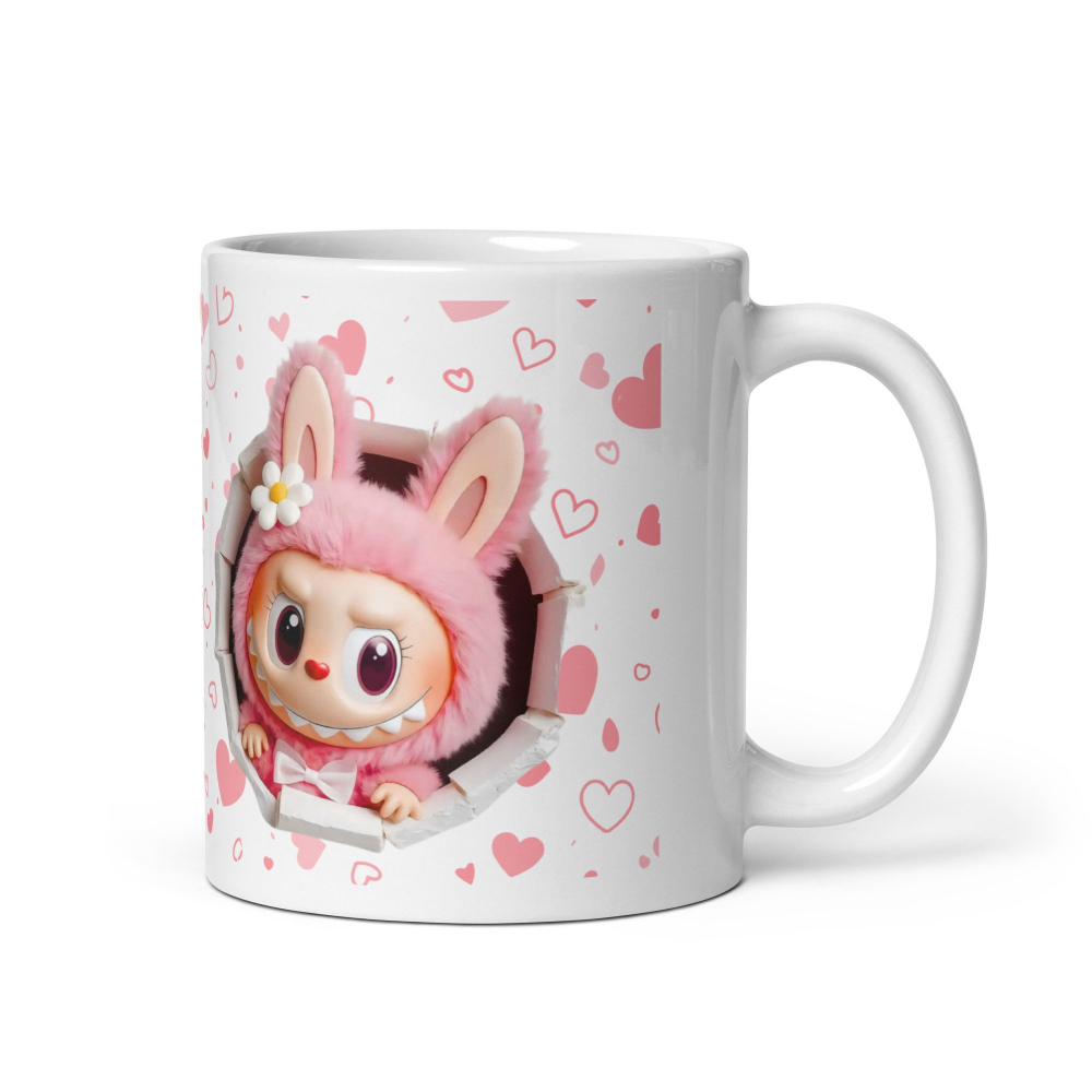 Cana Labubu 330 ml, ceramica – Design adorabil, perfectă pentru revânzare,  [7]