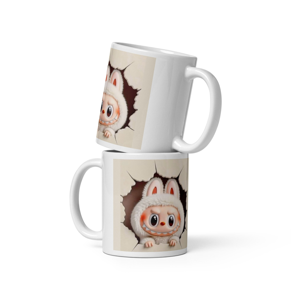 Cana Labubu 330 ml, ceramica – Design adorabil, perfectă pentru revânzare,  [4]