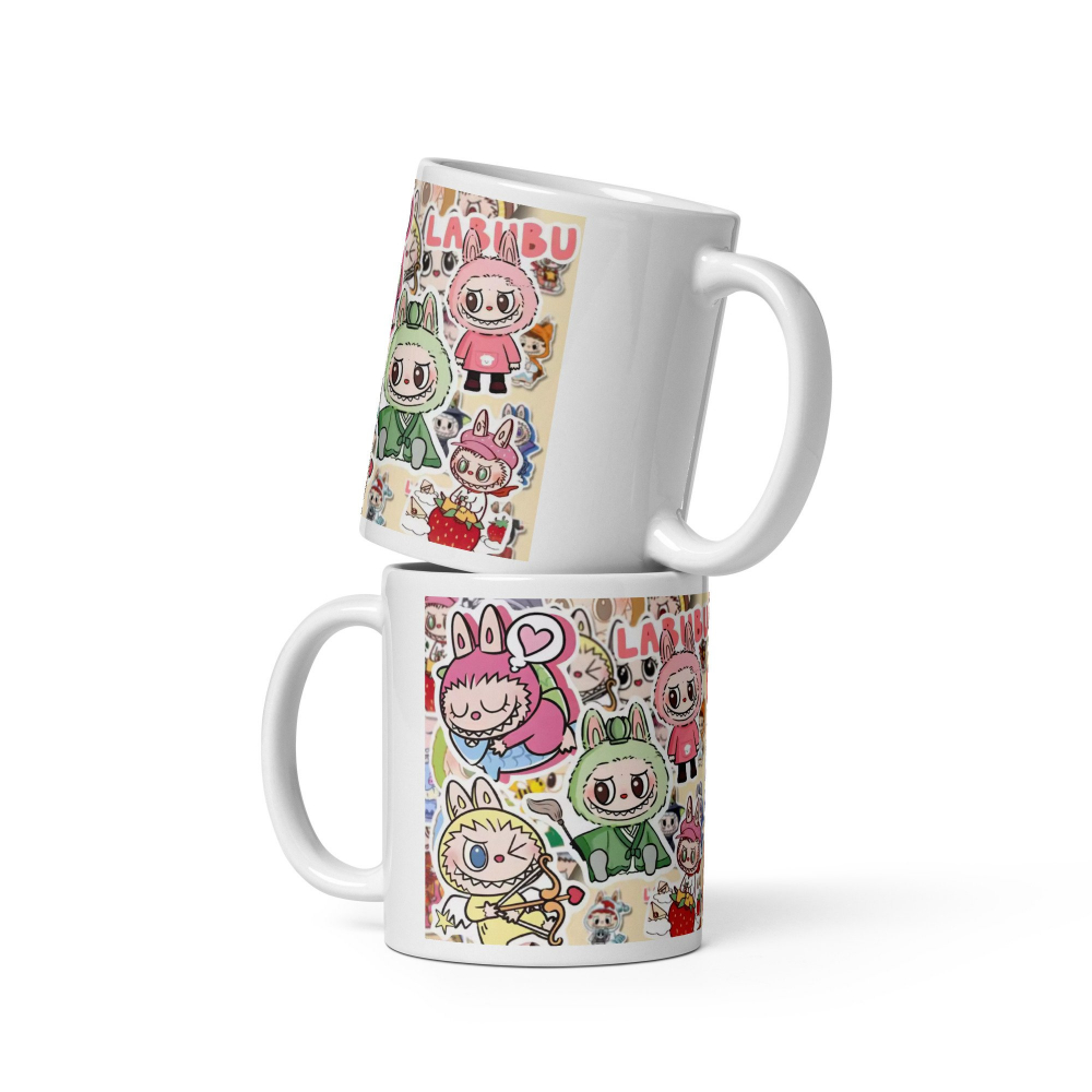 Cana Labubu 330 ml, ceramica – Design adorabil, perfectă pentru revânzare,  [5]