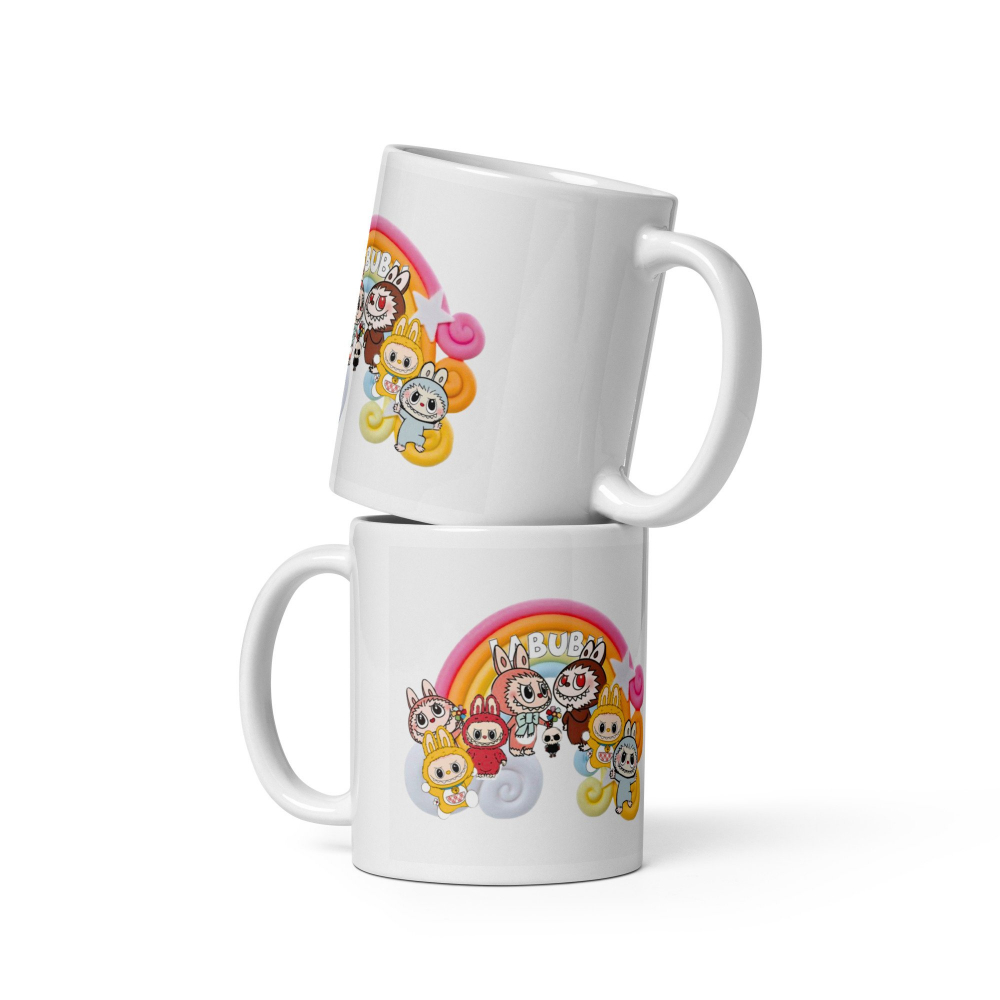 Cana Labubu 330 ml, ceramica – Design adorabil, perfectă pentru revânzare,  [4]