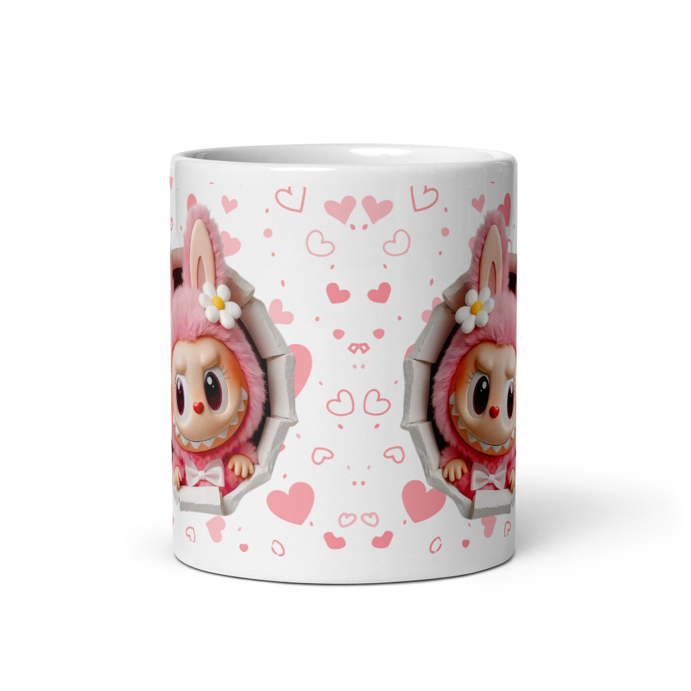 Cana Labubu 330 ml, ceramica – Design adorabil, perfectă pentru revânzare,  [6]