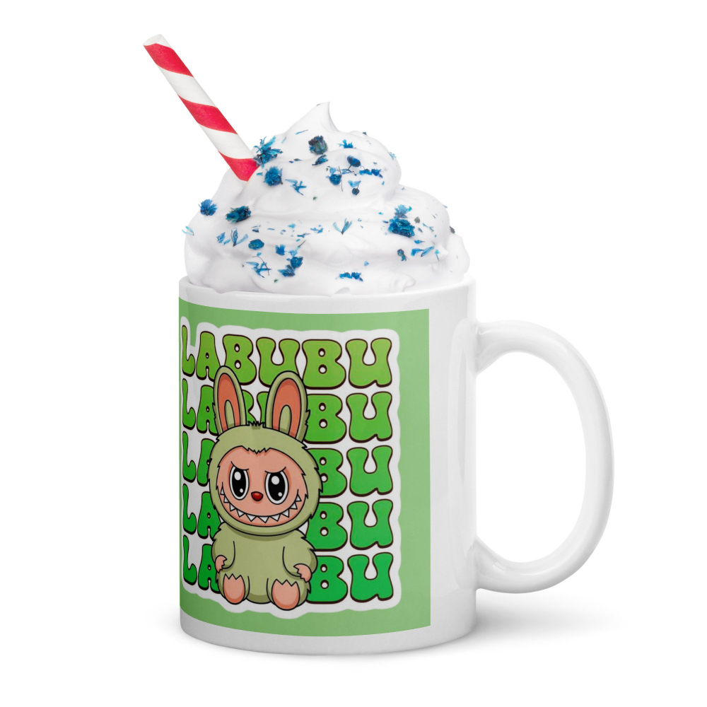 Cana Labubu 330 ml, ceramica – Design adorabil, perfectă pentru revânzare  [3]