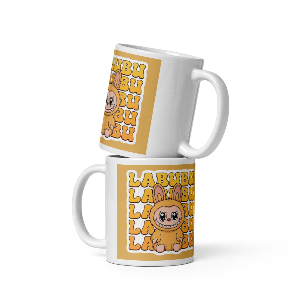 Cana Labubu 330 ml, ceramica – Design adorabil, perfectă pentru revânzare,  [4]