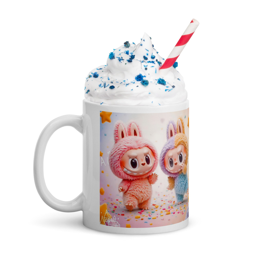 Cana Labubu 330 ml, ceramica – Design adorabil, perfectă pentru revânzare,  [2]