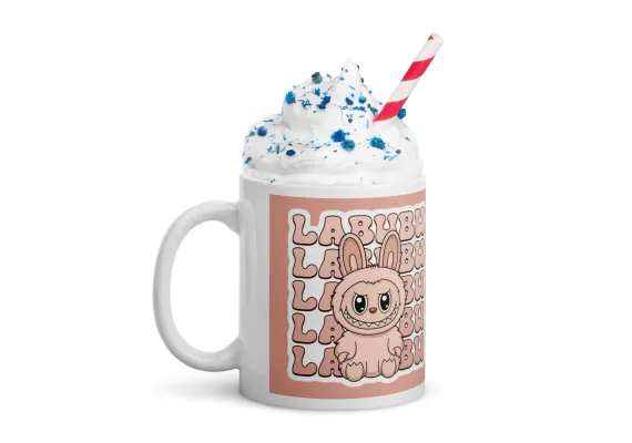 Cana Labubu 330 ml, ceramica – Design adorabil, perfectă pentru revânzare  [1]