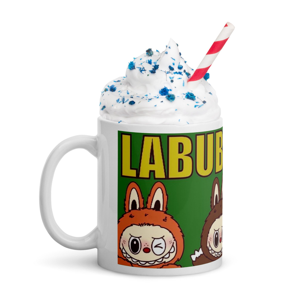 Cana Labubu 330 ml, ceramica – Design adorabil, perfectă pentru revânzare,  [2]
