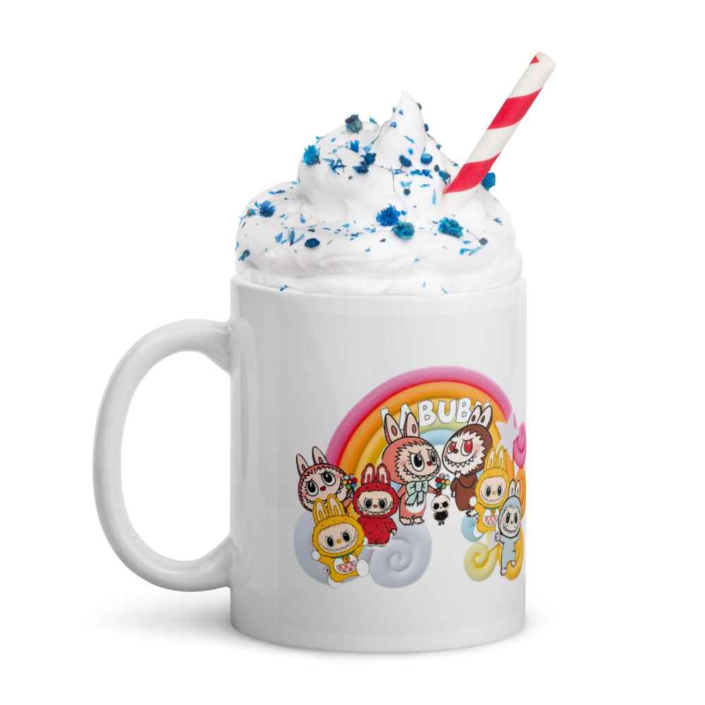 Cana Labubu 330 ml, ceramica – Design adorabil, perfectă pentru revânzare,  [2]