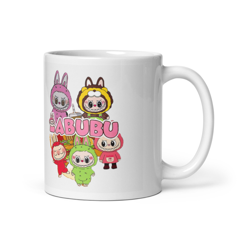 Cana Labubu 330 ml, ceramica – Design adorabil, perfectă pentru revânzare,  [7]