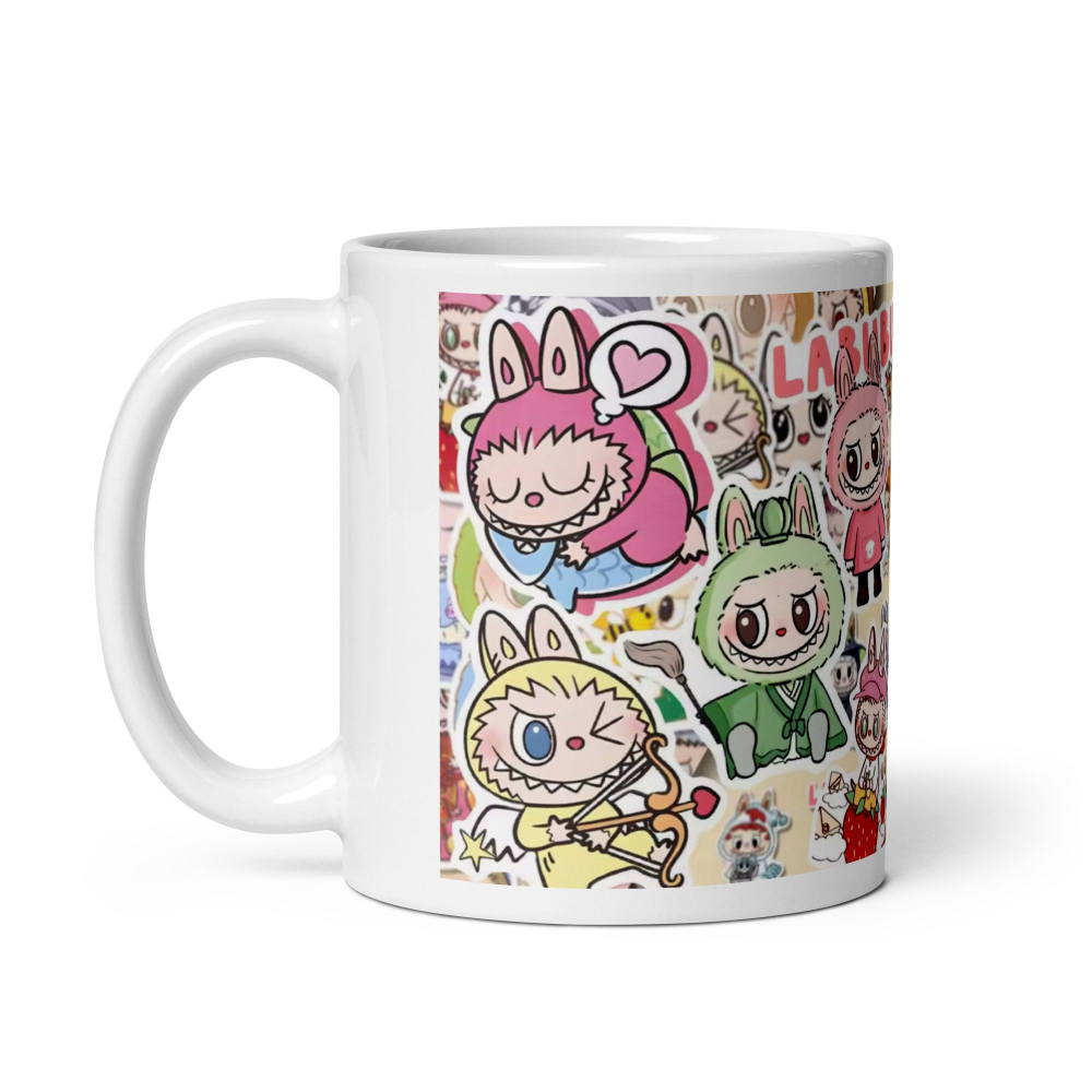 Cana Labubu 330 ml, ceramica – Design adorabil, perfectă pentru revânzare,  [6]