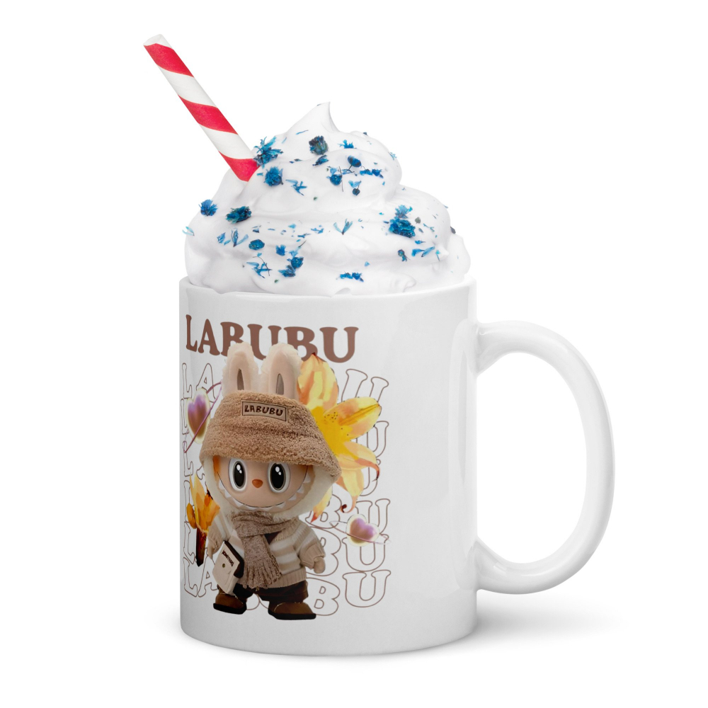 Cana Labubu 330 ml, ceramica – Design adorabil, perfectă pentru revânzare,  [3]