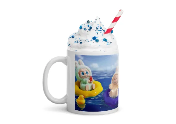 Cana Labubu 330 ml, ceramica – Design adorabil, perfectă pentru revânzare,  [1]