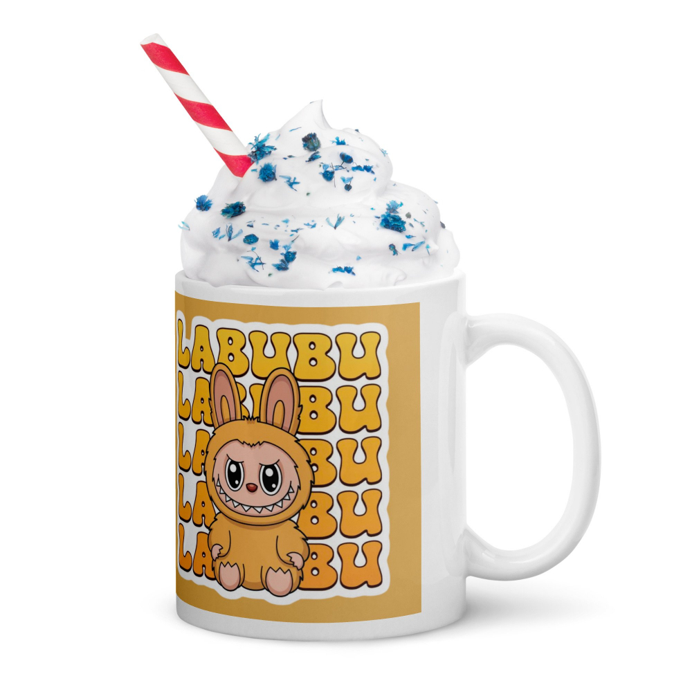 Cana Labubu 330 ml, ceramica – Design adorabil, perfectă pentru revânzare,  [3]