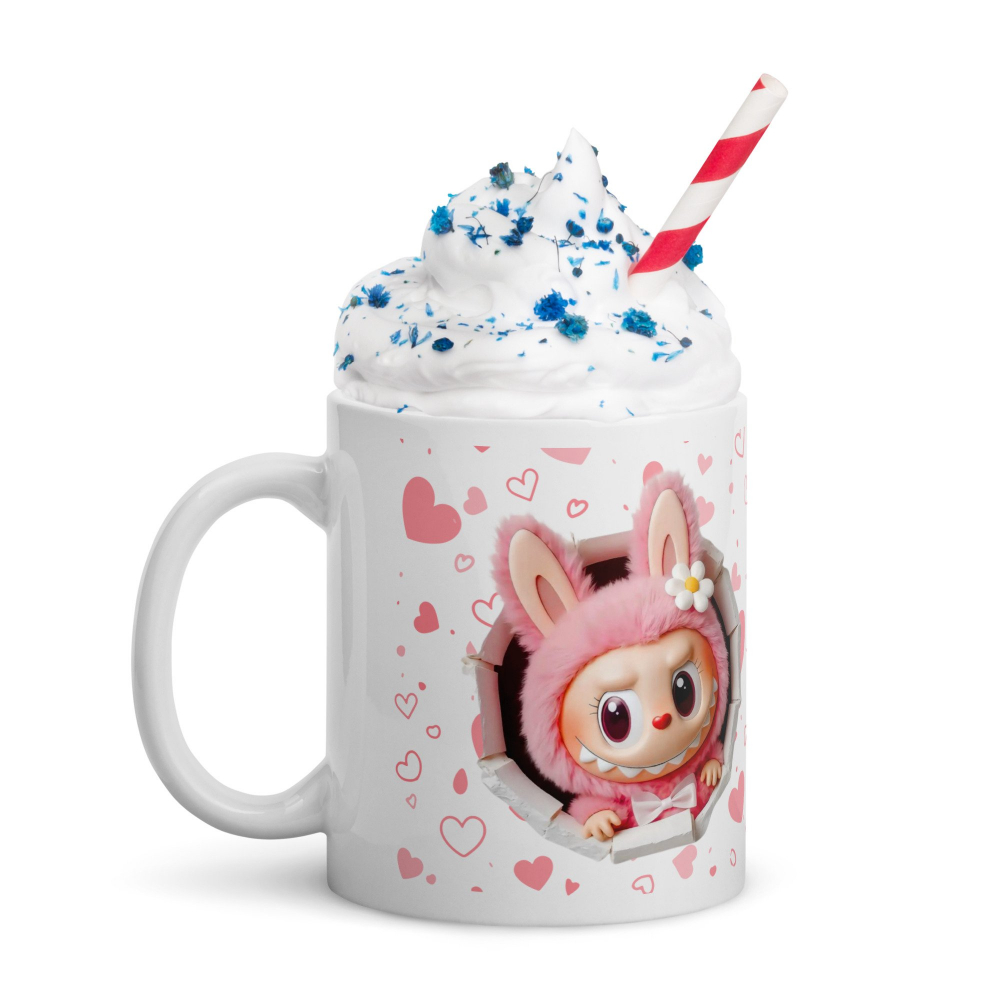 Cana Labubu 330 ml, ceramica – Design adorabil, perfectă pentru revânzare,  [2]
