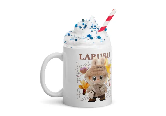 Cana Labubu 330 ml, ceramica – Design adorabil, perfectă pentru revânzare,  [1]