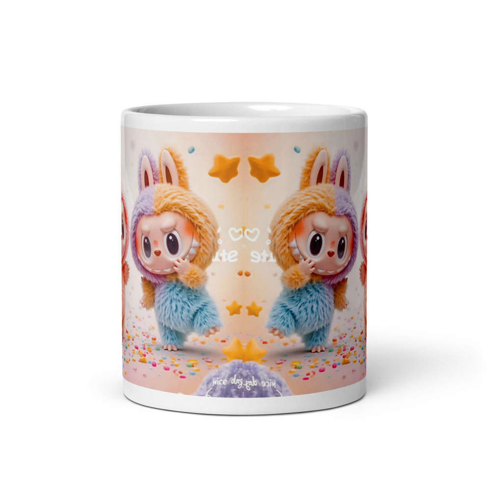 Cana Labubu 330 ml, ceramica – Design adorabil, perfectă pentru revânzare,  [6]