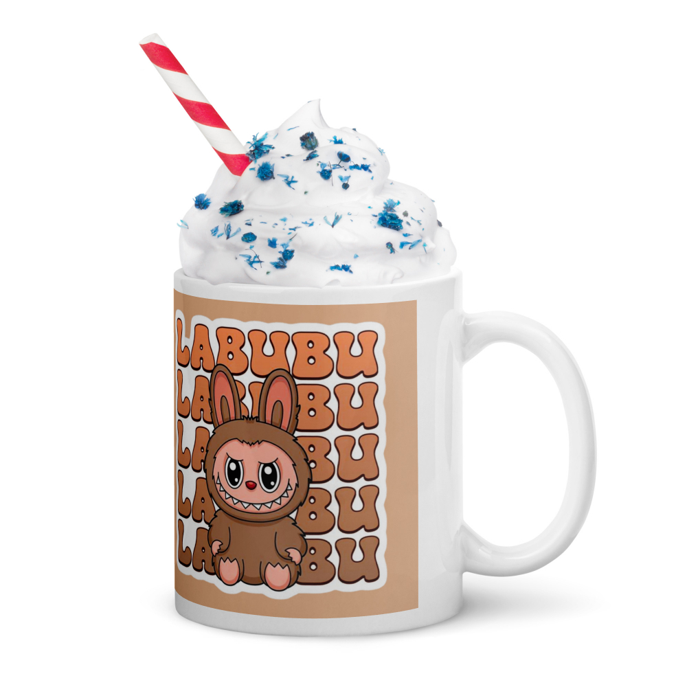 Cana Labubu 330 ml, ceramica – Design adorabil, perfectă pentru revânzare  [3]
