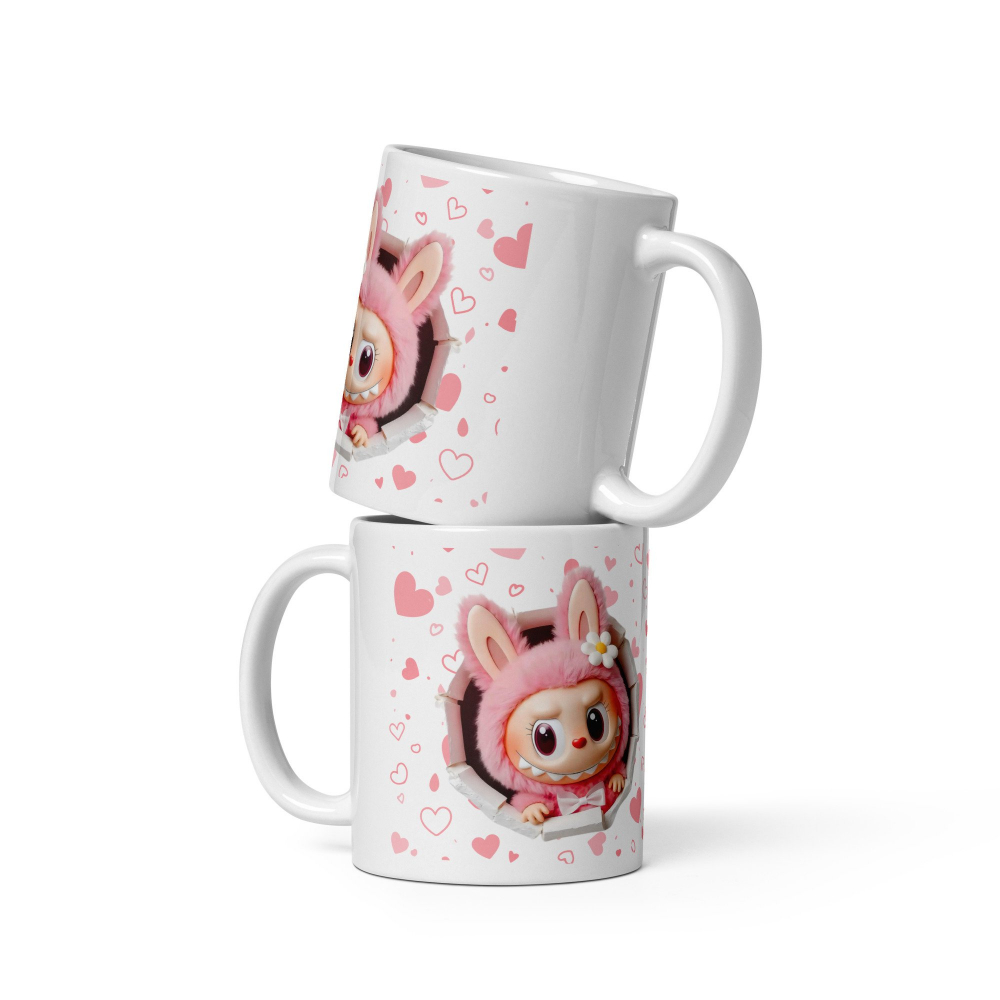 Cana Labubu 330 ml, ceramica – Design adorabil, perfectă pentru revânzare,  [4]