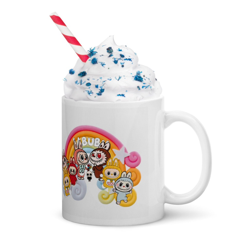 Cana Labubu 330 ml, ceramica – Design adorabil, perfectă pentru revânzare,  [3]
