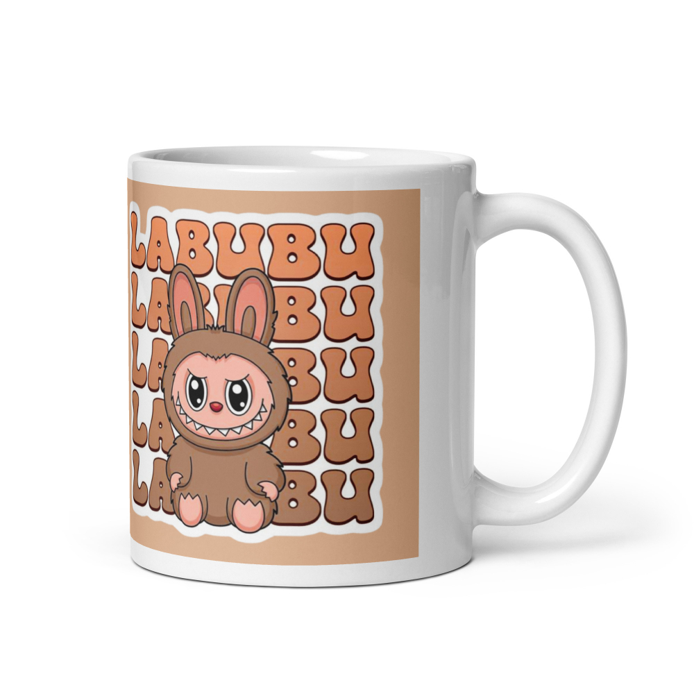 Cana Labubu 330 ml, ceramica – Design adorabil, perfectă pentru revânzare  [7]