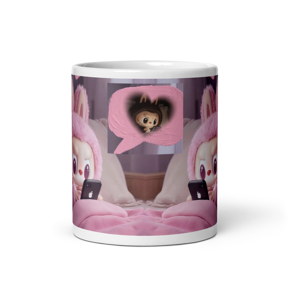 Cana Labubu 330 ml, ceramica – Design adorabil, perfectă pentru revânzare,  [6]