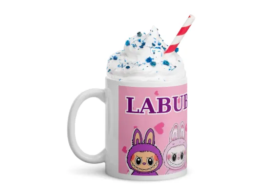 Cana Labubu 330 ml, ceramica – Design adorabil, perfectă pentru revânzare,  [1]