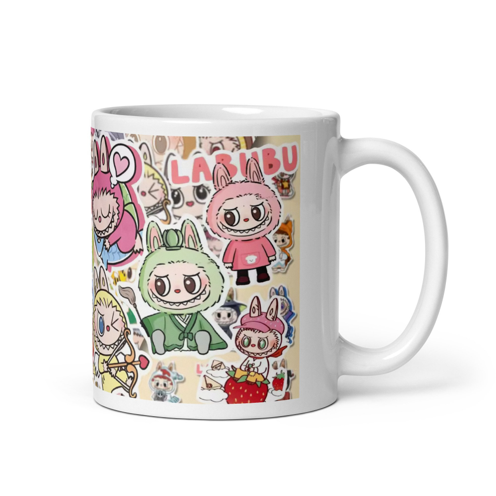 Cana Labubu 330 ml, ceramica – Design adorabil, perfectă pentru revânzare,  [7]