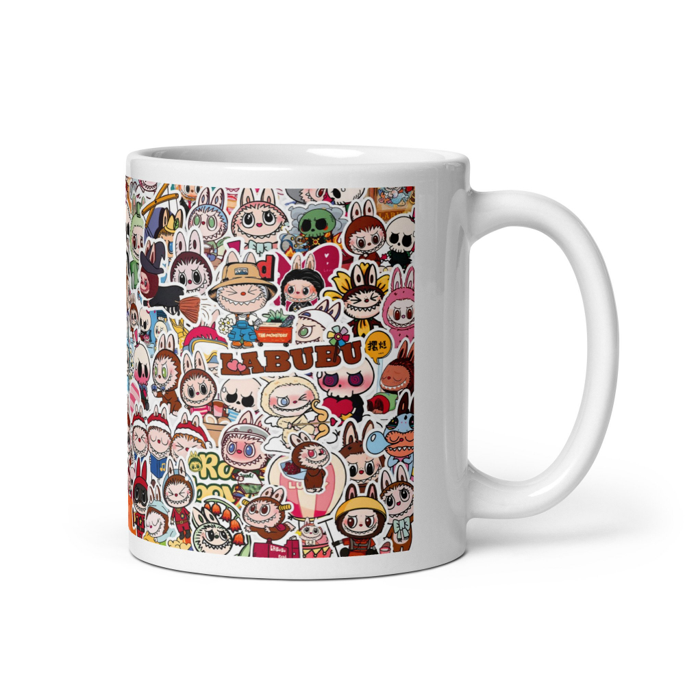Cana Labubu 330 ml, ceramica – Design adorabil, perfectă pentru revânzare,  [4]