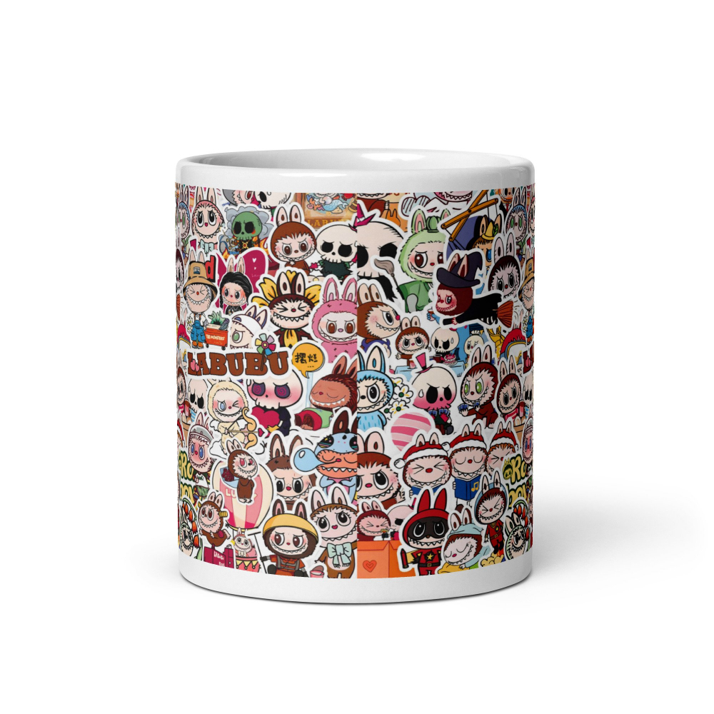 Cana Labubu 330 ml, ceramica – Design adorabil, perfectă pentru revânzare,  [3]
