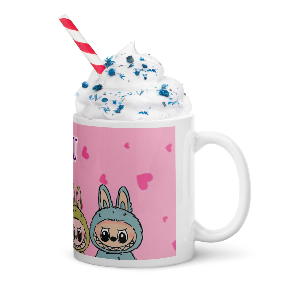 Cana Labubu 330 ml, ceramica – Design adorabil, perfectă pentru revânzare,  [3]