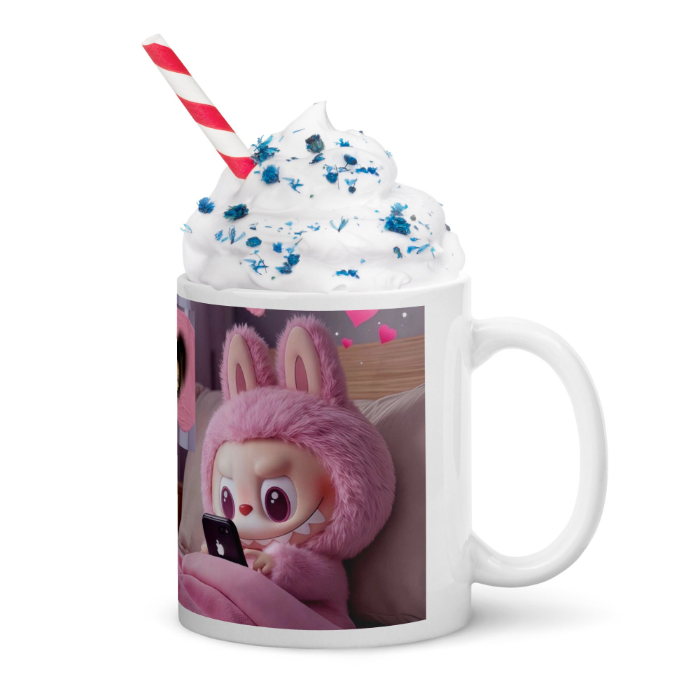 Cana Labubu 330 ml, ceramica – Design adorabil, perfectă pentru revânzare,  [7]