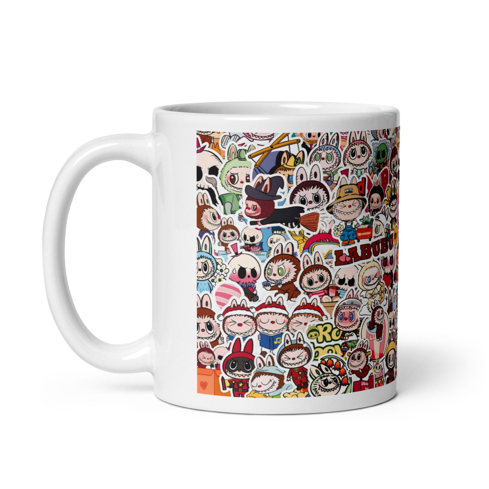 Cana Labubu 330 ml, ceramica – Design adorabil, perfectă pentru revânzare,  [2]