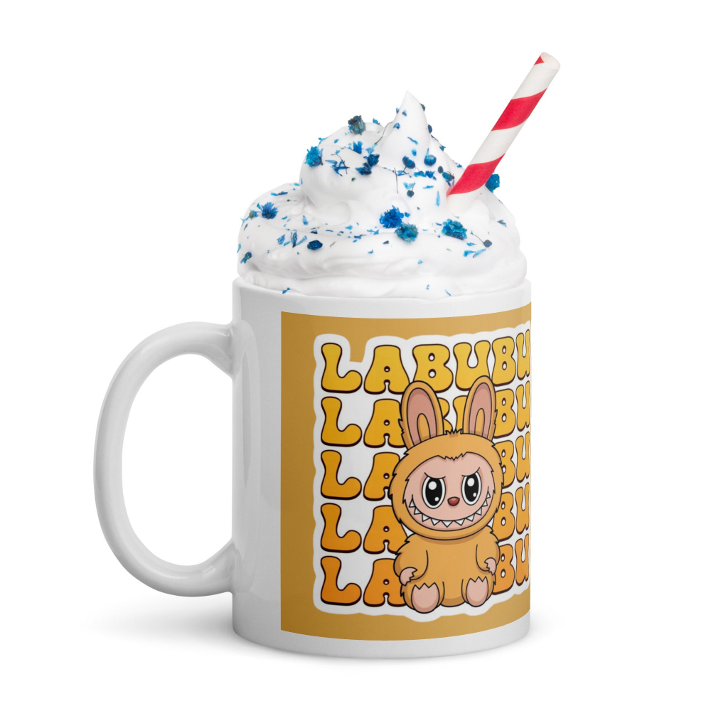 Cana Labubu 330 ml, ceramica – Design adorabil, perfectă pentru revânzare,  [2]