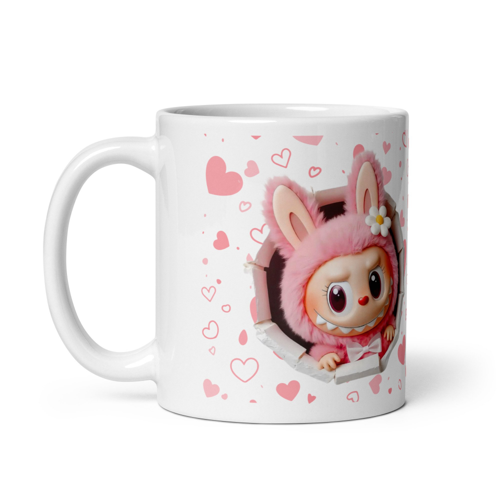 Cana Labubu 330 ml, ceramica – Design adorabil, perfectă pentru revânzare,  [5]