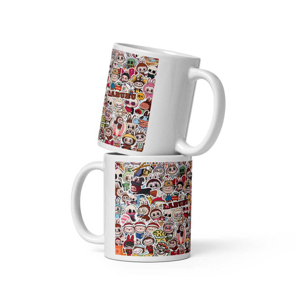 Cana Labubu 330 ml, ceramica – Design adorabil, perfectă pentru revânzare,  [5]