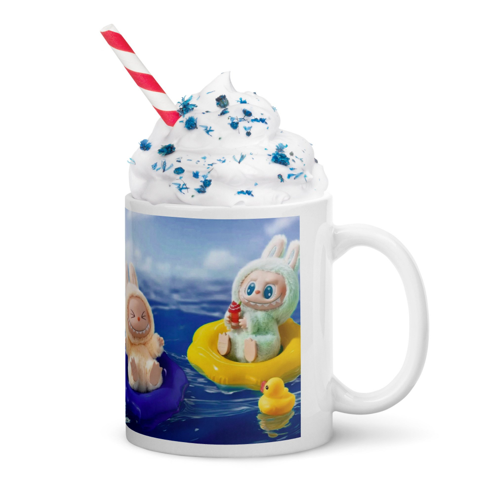 Cana Labubu 330 ml, ceramica – Design adorabil, perfectă pentru revânzare,  [3]
