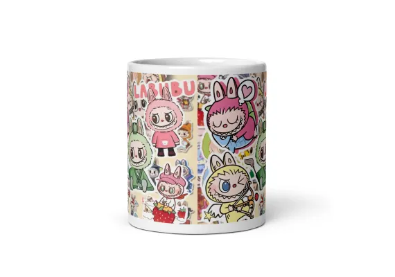 Cana Labubu 330 ml, ceramica – Design adorabil, perfectă pentru revânzare,  [1]