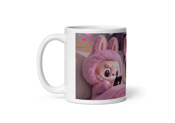 Cana Labubu 330 ml, ceramica – Design adorabil, perfectă pentru revânzare,  [1]