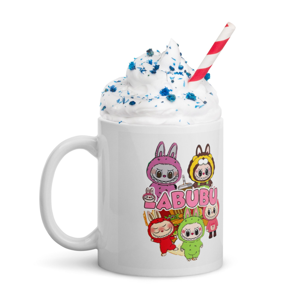 Cana Labubu 330 ml, ceramica – Design adorabil, perfectă pentru revânzare,  [2]