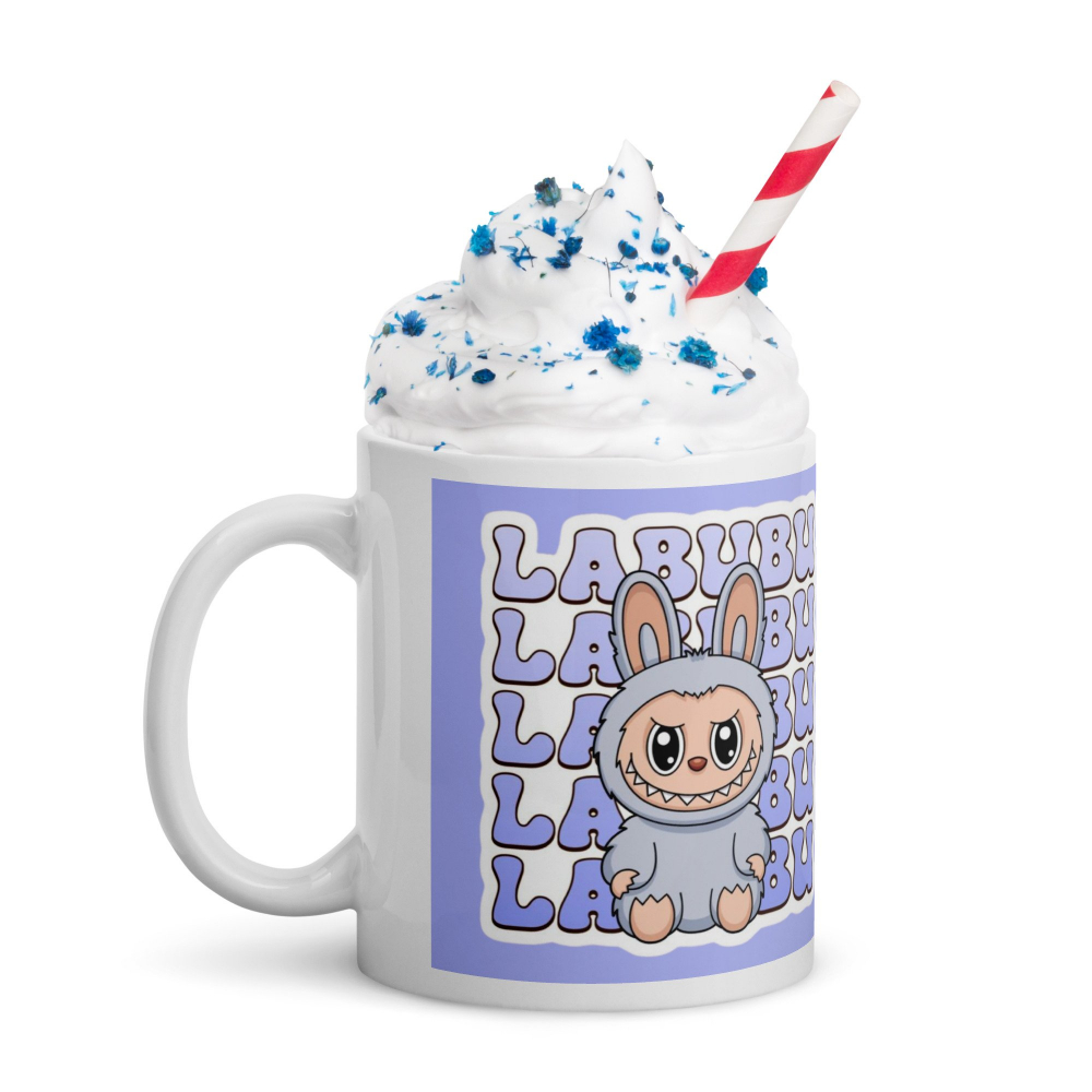 Cana Labubu 330 ml, ceramica – Design adorabil, perfectă pentru revânzare,  [2]