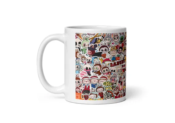 Cana Labubu 330 ml, ceramica – Design adorabil, perfectă pentru revânzare,  [1]