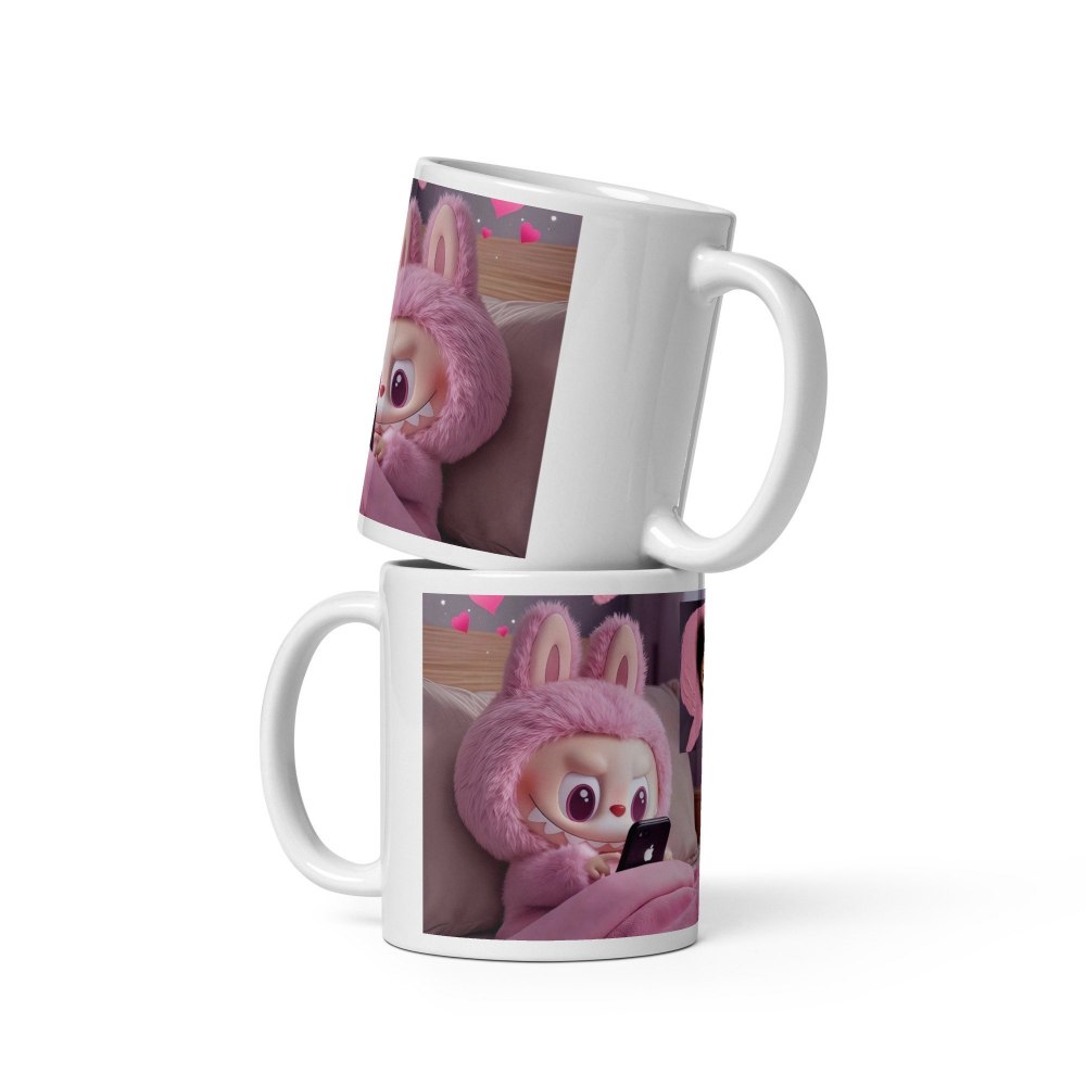 Cana Labubu 330 ml, ceramica – Design adorabil, perfectă pentru revânzare,  [4]