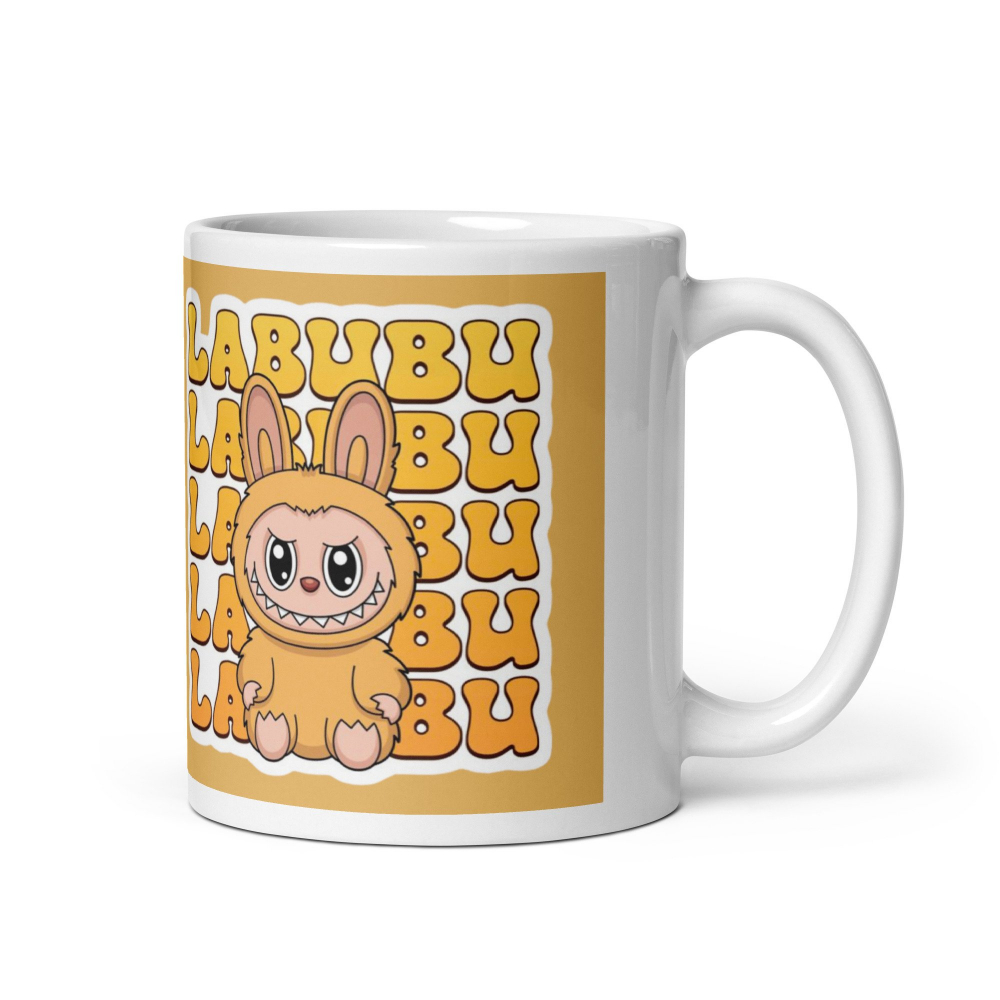 Cana Labubu 330 ml, ceramica – Design adorabil, perfectă pentru revânzare,  [7]