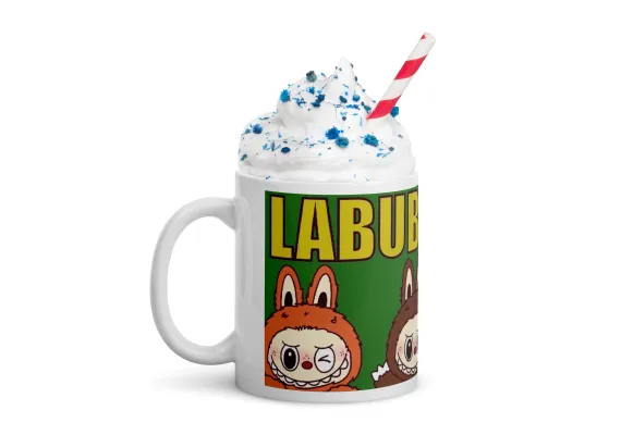 Cana Labubu 330 ml, ceramica – Design adorabil, perfectă pentru revânzare,  [1]