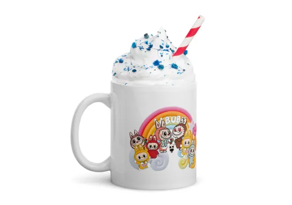 Cana Labubu 330 ml, ceramica – Design adorabil, perfectă pentru revânzare,  [1]