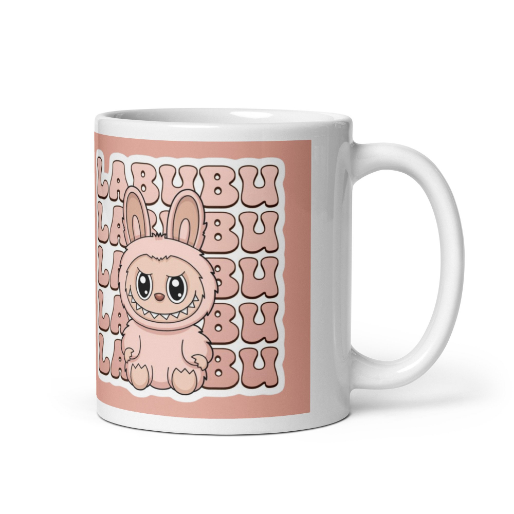 Cana Labubu 330 ml, ceramica – Design adorabil, perfectă pentru revânzare  [7]