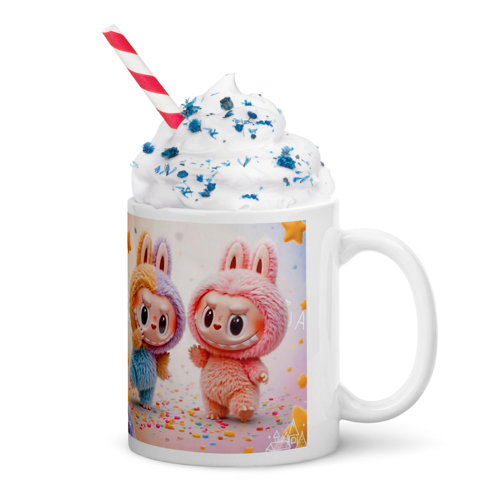 Cana Labubu 330 ml, ceramica – Design adorabil, perfectă pentru revânzare,  [3]