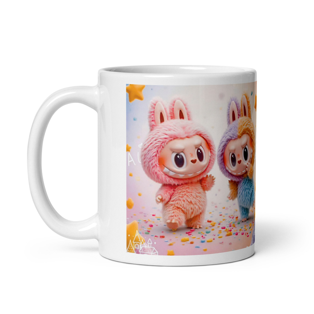 Cana Labubu 330 ml, ceramica – Design adorabil, perfectă pentru revânzare,  [5]