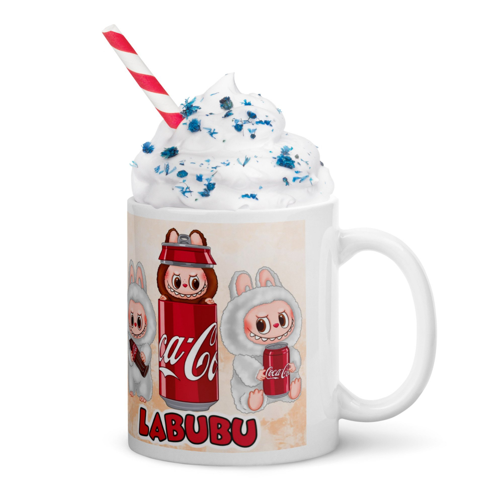 Cana Labubu  editie CocaCola 330 ml, ceramica – Design adorabil, perfectă pentru revânzare  [3]